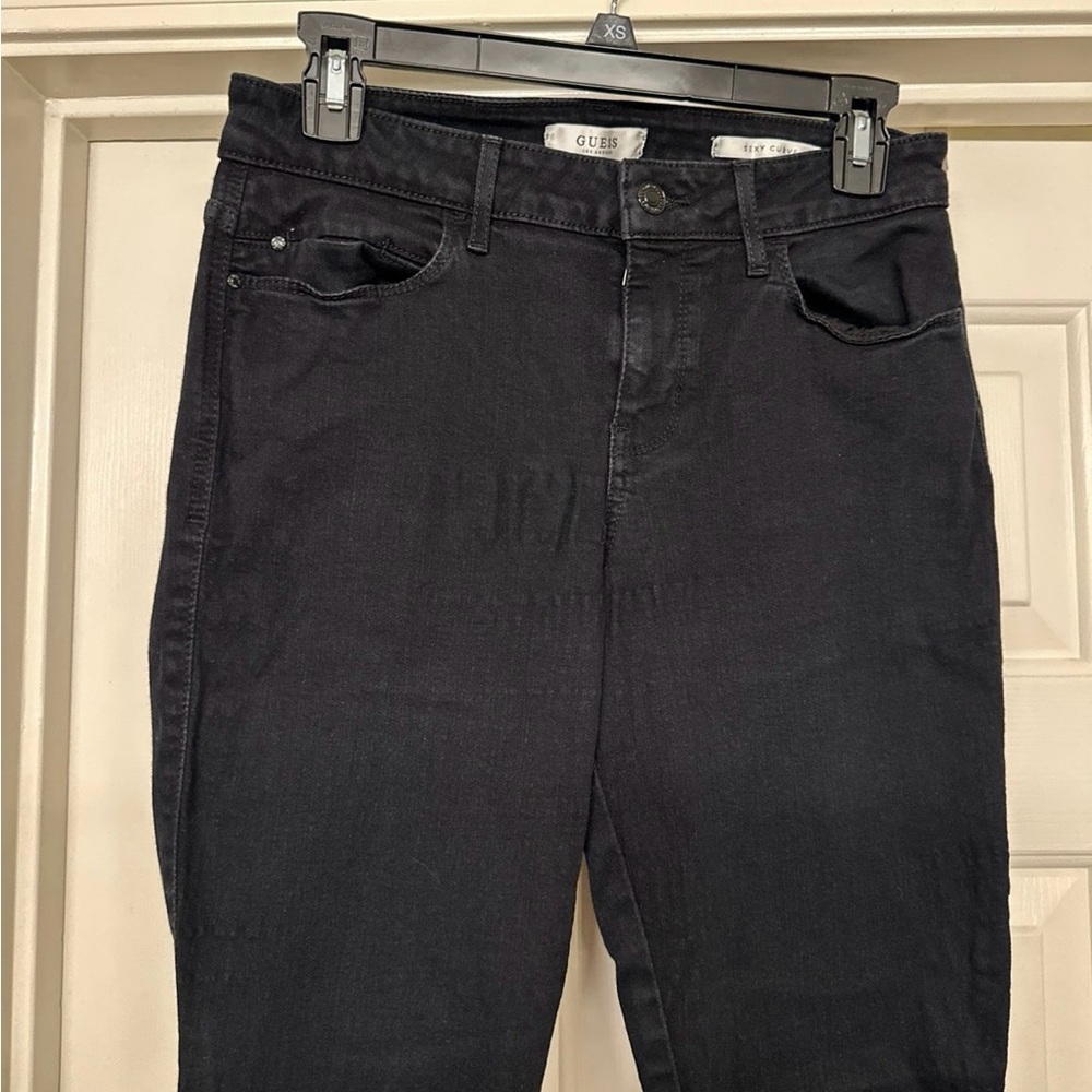 Guess Women's Black Skinny Jeans - Picture 2 of 6